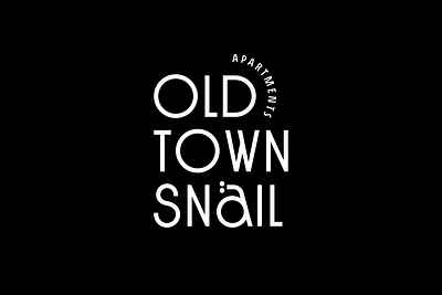 Old Town Snail Logo vector