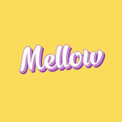 Mellow: Ice Cream Brand graphic design ice cream logo design