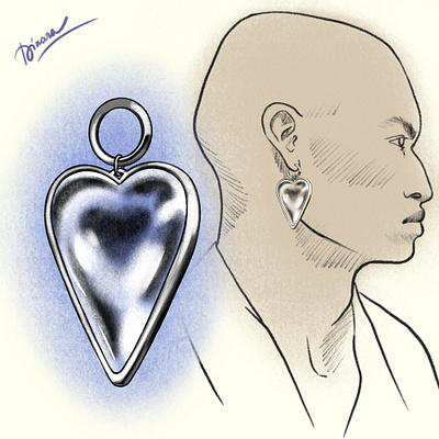 Jewellery illustration character illustration jewellery jewellery illustration procreate