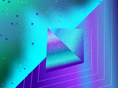 Space illustration | Space lights, abstract Art 2d illustration design graphic design illustration