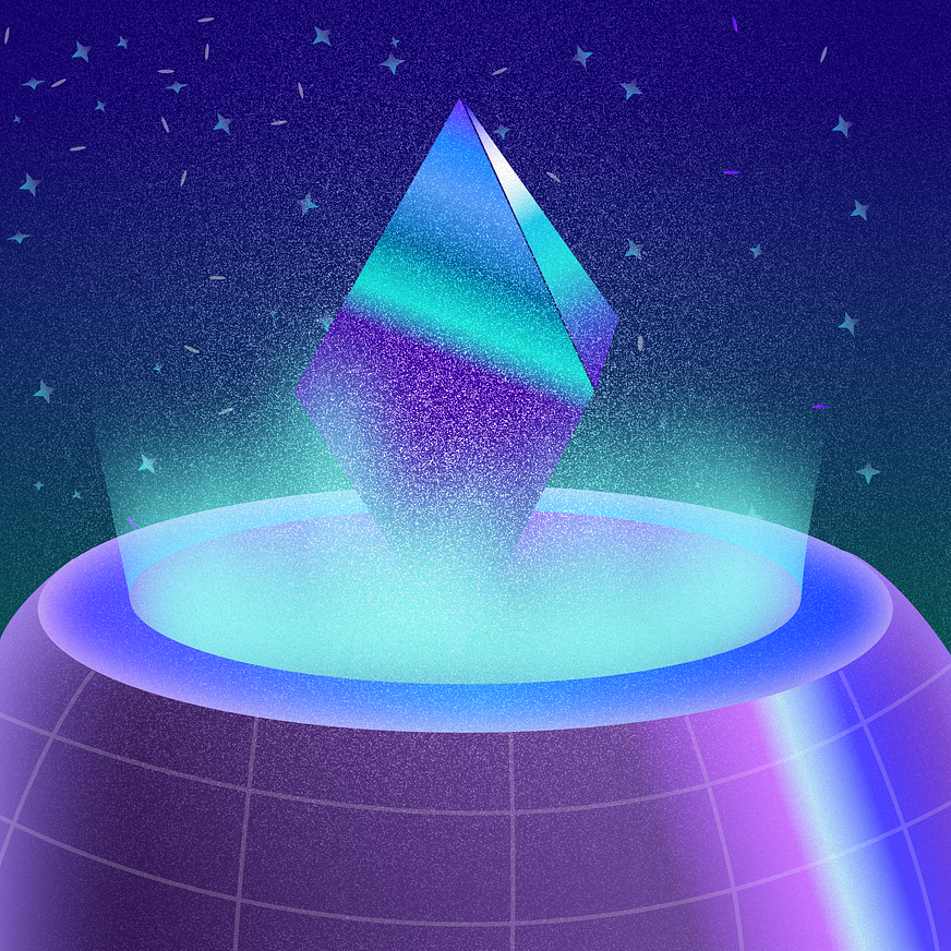 Space Eth Illustration - Space Lights