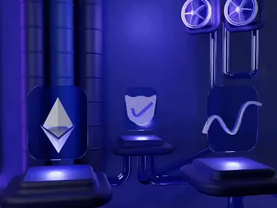 Crypto World 3D Animation 3d blender 3d design animation design