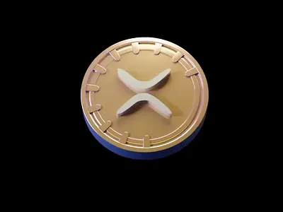 XRP Coin | 3D Modelling | 3D Animation 3d 3d blender 3d design design illustration