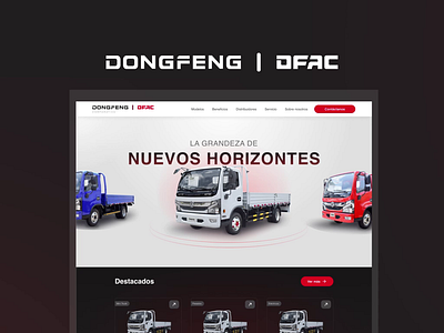 Dongfeng design ui ux website