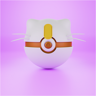 Pokemon Ball Mewoth 3d 3d blender 3d design design illustration