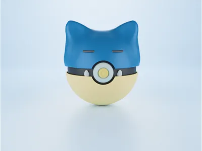 Pokemon Ball | Snoorlax 3d 3d blender 3d design design illustration