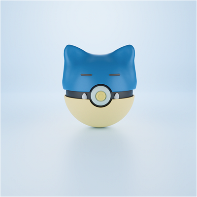 Pokemon Ball | Snoorlax 3d 3d blender 3d design design illustration