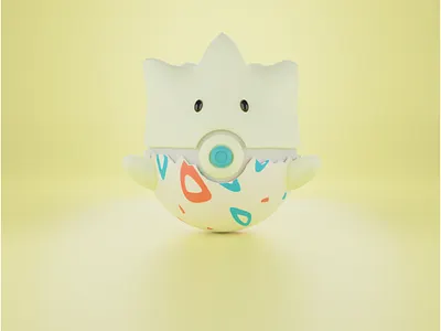Pokemon Ball Togapi 3d 3d blender 3d design illustration
