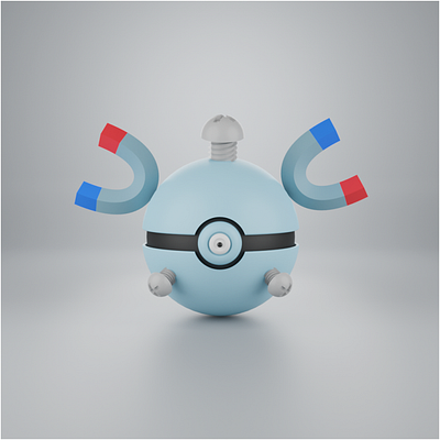 Pokemon Ball Megnamet 3d 3d blender 3d design illustration