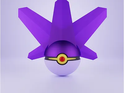 Pokemon ball Starvi 3d 3d blender 3d design design illustration