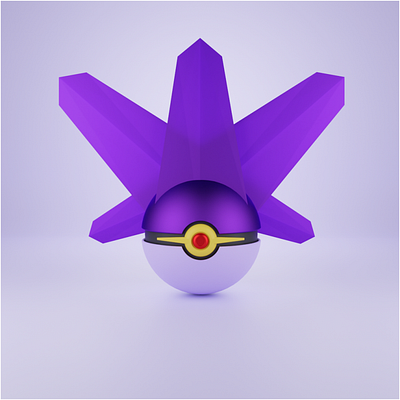 Pokemon ball Starvi 3d 3d blender 3d design design illustration