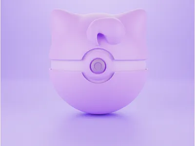 Pokemon Ball Piglipuf 3d 3d blender 3d design design illustration