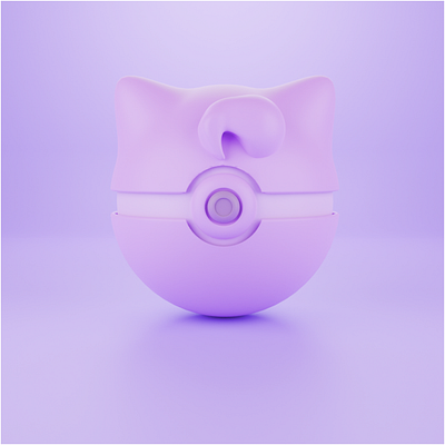 Pokemon Ball Piglipuf 3d 3d blender 3d design design illustration