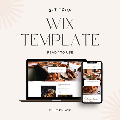 Wix Bakery Website Template advertising website bakery template business design food website template marketing website restaurant design restaurant template service website service website template site template template web design web template website template wix wix design wix design template wix template