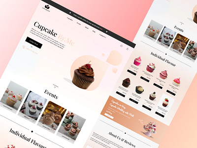 Website selling cupcake ui website