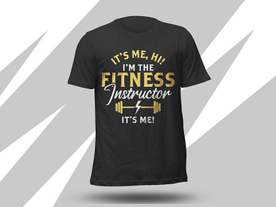 I'm the fitness instructor quotes lettering