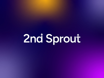 2nd Sprout - WORDMARK abstract arrowlogo beautigullogo forwardthinking growthlogo logo logodesign minimalist logo modernlogo techlogo wordmark