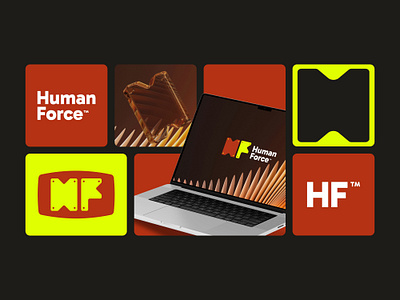 Human Force 3d branding design graphic design human identidade identity logo madeira projeto tech visual wood