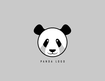 Panda Logo animal logo branding graphic design logo logo design
