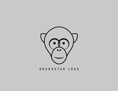 Orangutan Logo animal logo branding graphic design logo logo design orangutan