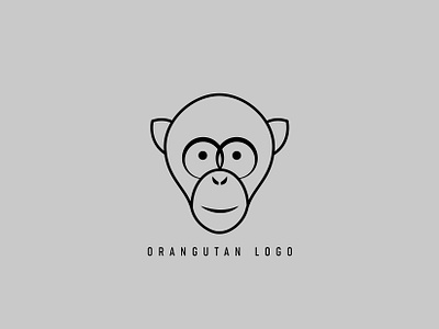 Orangutan Logo animal logo branding graphic design logo logo design orangutan