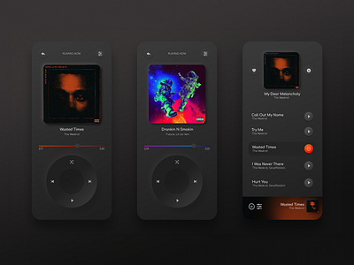 Music App - Interface Exploration 3d branding graphic design ui