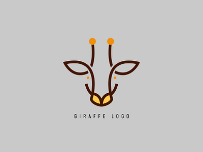 Giraffe Logo animal logo branding giraffe logo graphic design logo logo design