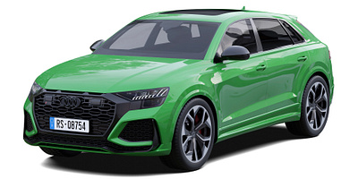 Audi RS Q8 3d audi auto blender car cycles design green render rsq8 suv vehicle