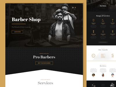 Barber Shop WordPress Website Design barbershop website ecommerce website landing page web web design web development webdev website design website dev wordpress wordpress landingpage wordpress web wordpress website design