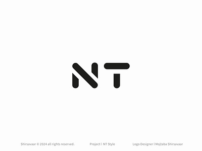 NT Style Logo advertise brand identity branding design fashion fashion design logo graphic design logo logo design minimal modern vector visual identity