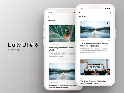 Articles View articles daily daily ui dailyui dailyuichallenge design ui