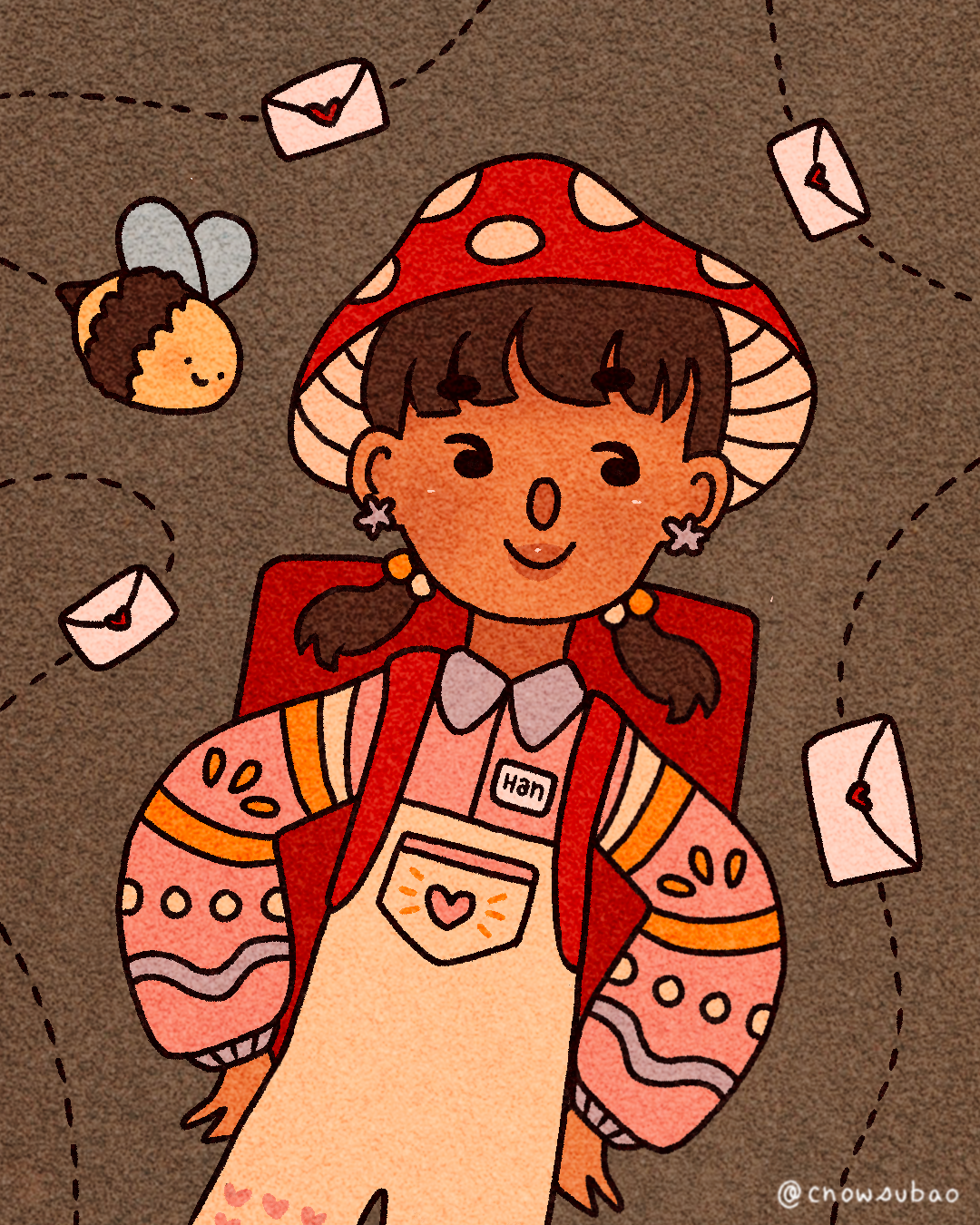 Fan art for Mail Time 💌 art fan art game art illustration