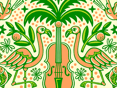 Florida Band & Orchestra Trip band bird break fish flamingo florida orange orchestra palm spring tropical violin