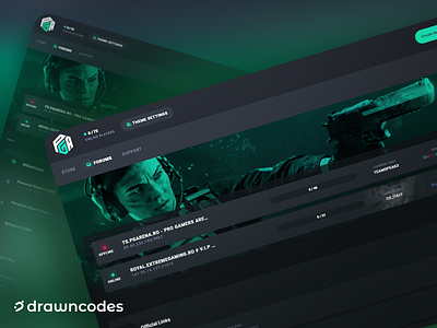 PGARENA - IPS 4.x Theme alexandru design drawncodes gaming gaming templates gaming theme gaming website gaming website design invisioncommunity ips ips theme template theme ui uiux ux web design