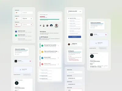 Components Design branding components design design system figma financial app mobile ui mobile ux modern ui kit