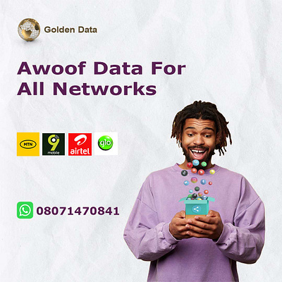 Awoof flyer data design branding flier graphic design logo