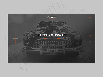 Harse Autocraft Website Design automotive cars ui ux ux ui website design