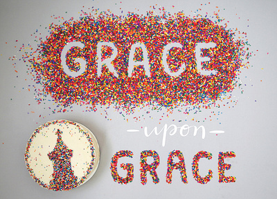 Grace Upon Grace design food food typography typography