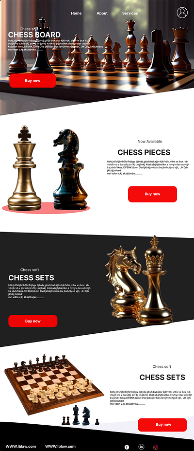 Chess website Design branding graphic design logo motion graphics ui