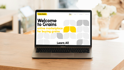 Grains Market Design Exploration design figma framer grains graphic design ui web