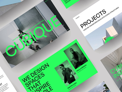 Cubique - Architecture Website Template architecture design interior design ui ux web design webflow website