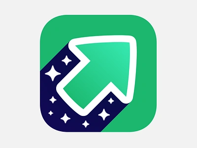 Imgur App Icon app icon brancing discovery favicon gif gifs graphic design green icon iconography illustration imgur logo logomark memes stars ui upvote