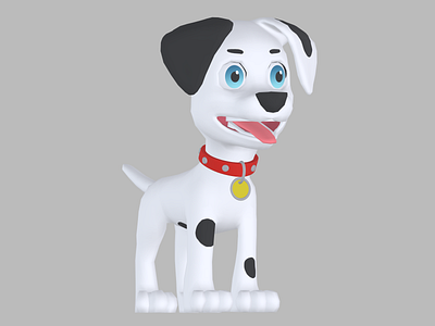 3D cartoon dog 3d dog 3d stylized character 3dart 3dartist 3dcharacter 3dstylizedcharacter