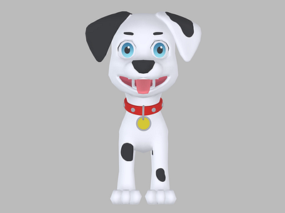 3D cartoon dog 3d dog 3d stylized character 3dart 3dartist 3dcharacter 3dstylizedcharacter