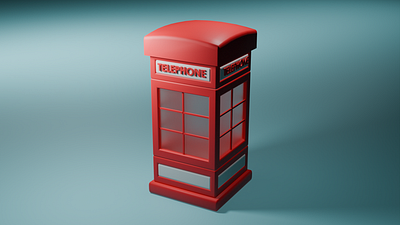 Retro Telephone Booth telephone booth