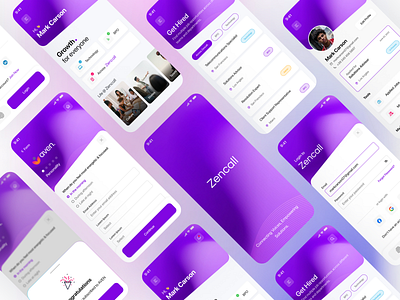 Zencall - Answering Opportunity android design employment app hr tech ios design job application job search mobile app mobile design mobile interface mobile recruitment mobile ui prototyping recruitment app recruitment marketplace recruitment ux smartphone ui talent acquisition ui design ux design