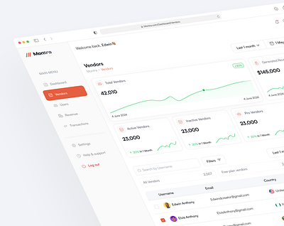 Montra - Admin dashboard admin dashboard dashboard design illustration product design super admin dashboard ui user interface design