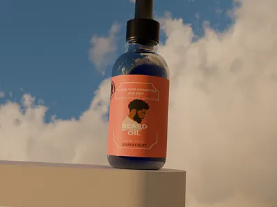 dropper bottle product mockup design 3d blender 3d bottle dropper mockup mockup design