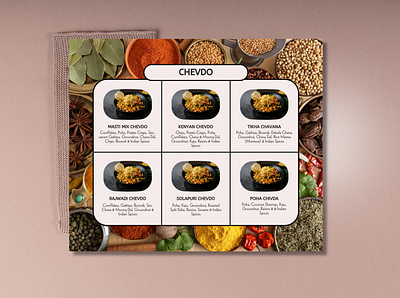 Food Menu Card- Menu Template branding design food menu card graphic design menu card menu card template menu design menu innspiration namkeen menu restaurant menu