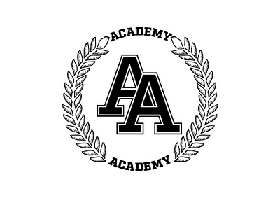 College Logo "Academy Academy" branding dailylogochallenge design graphic design illustration logo typography vector